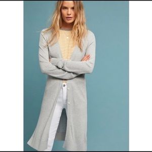 ANTHRO • meadow rue Cali ribbed duster cardigan SIZE 8